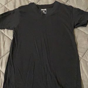 Boys black v neck tshirt